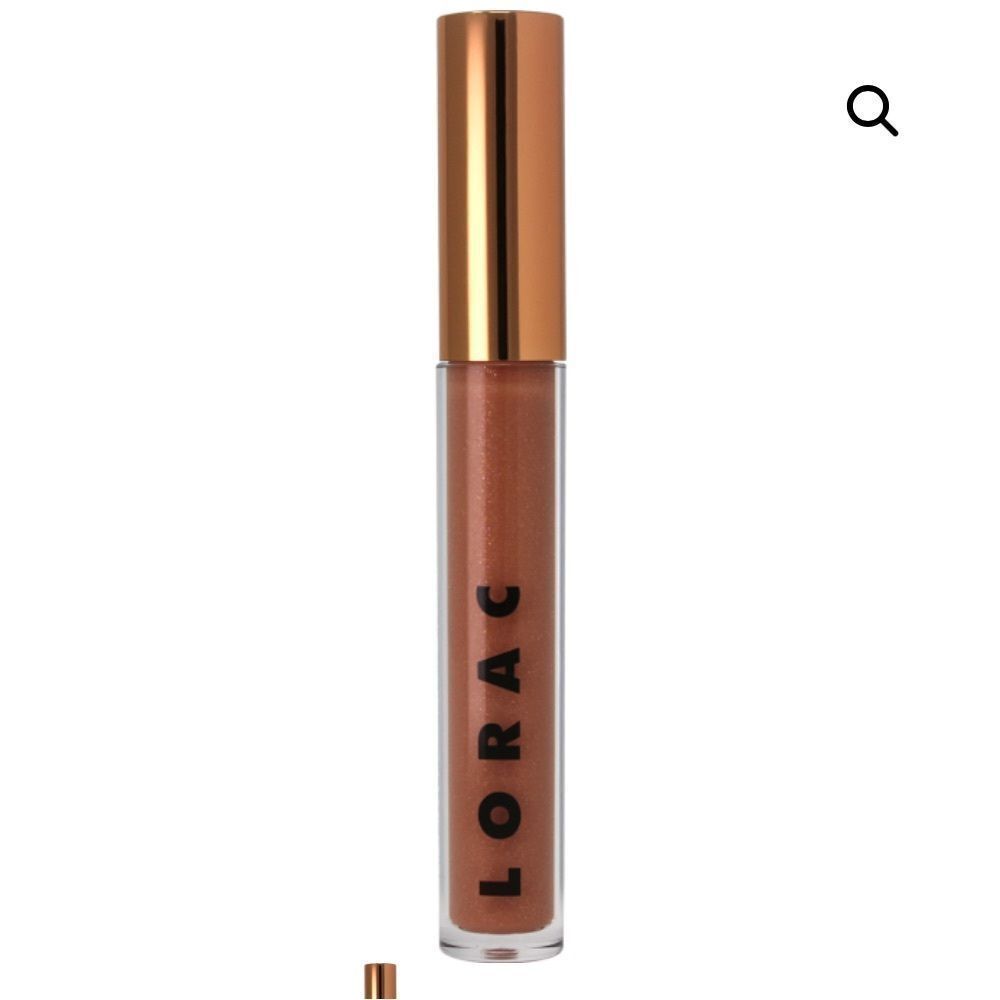 NIB 18.00 LORAC  UNZIPPED SHEER SILK LIP GLOSS- UNFAZED